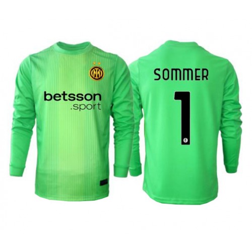 Inter Milan Yann Sommer #1 Portero Tercera Equipación 2025-26 Manga Larga